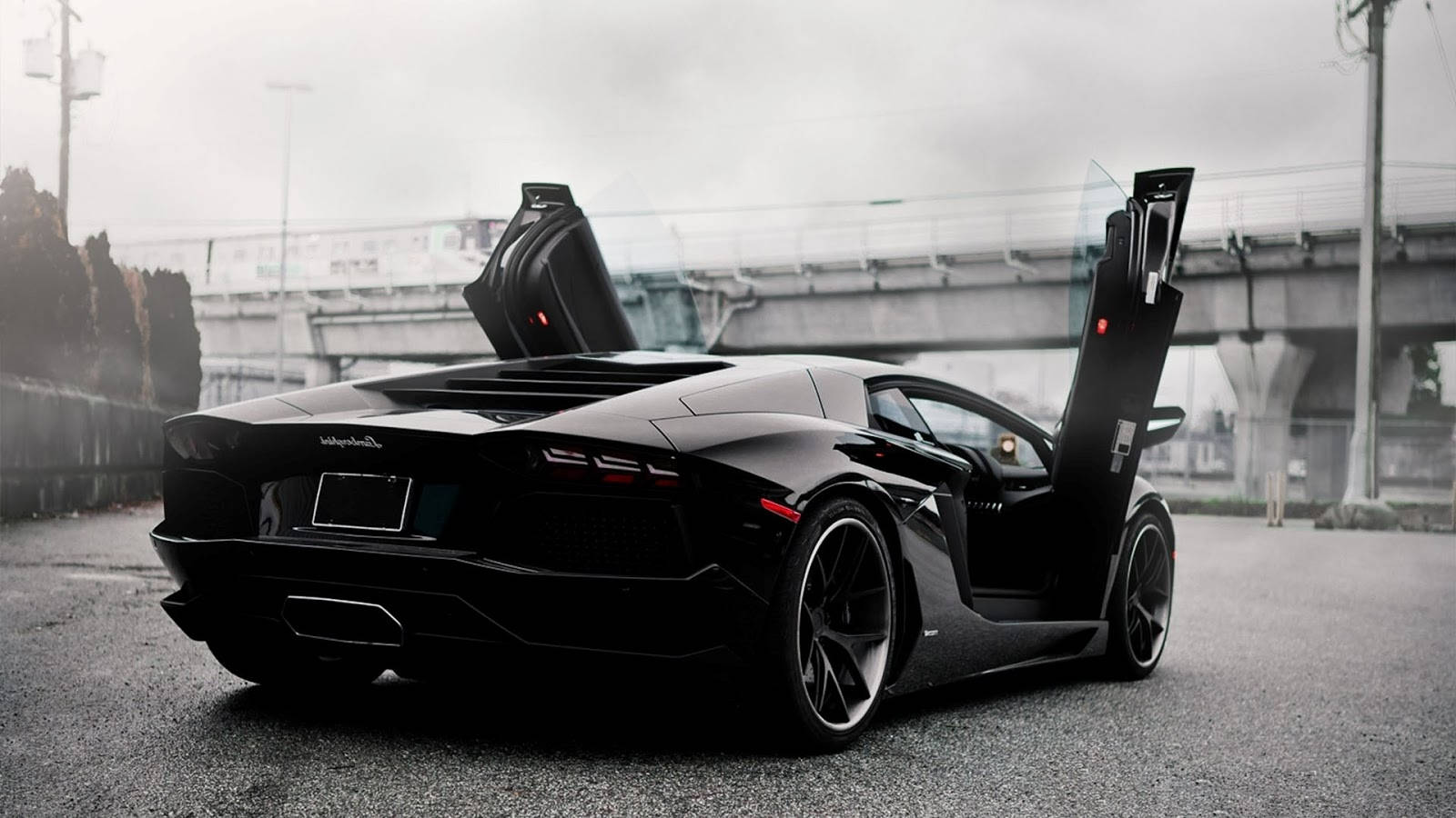 Cool Black Sports Car Wallpaper