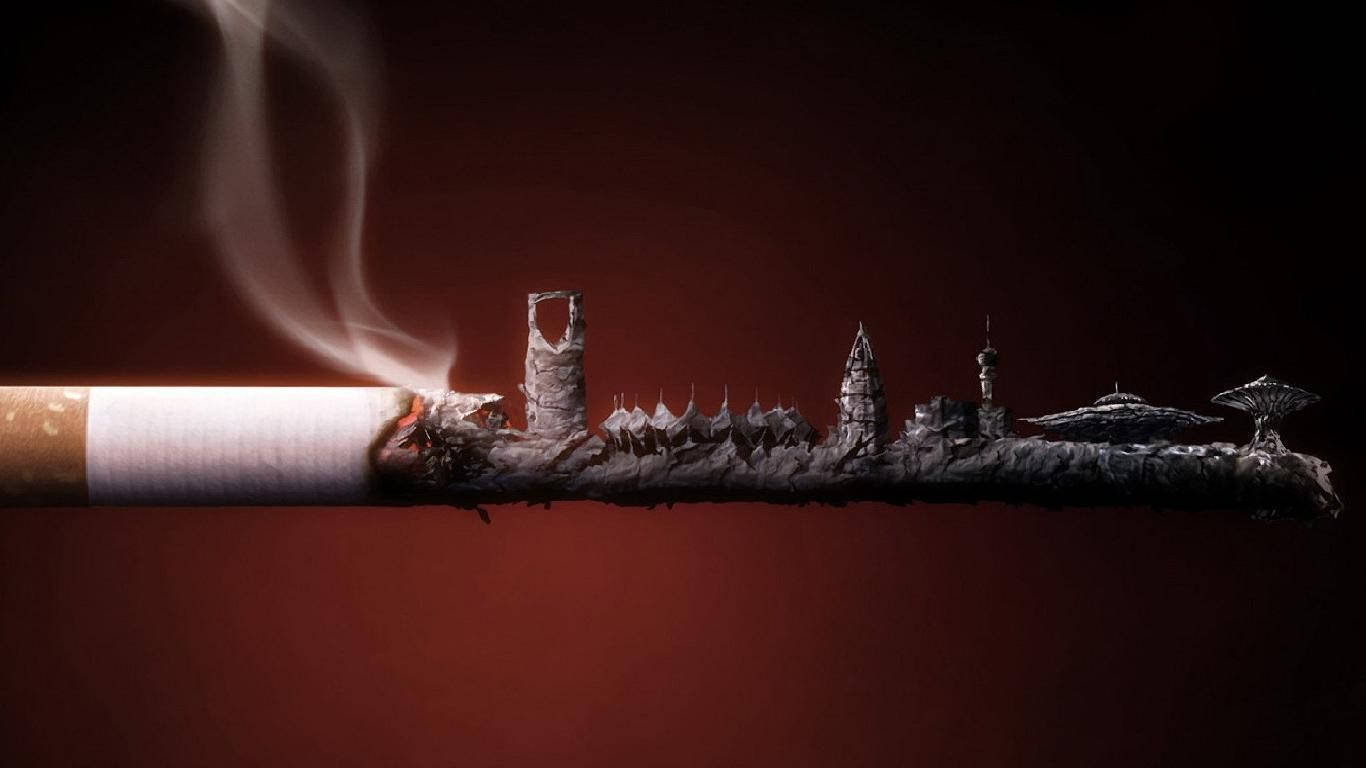 “cool Cigarette Art” Wallpaper