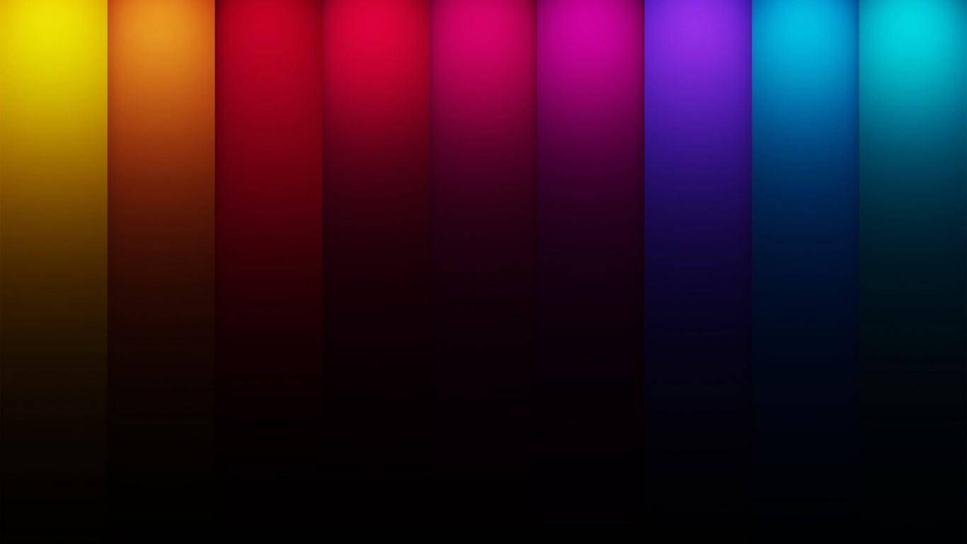 Cool Cute Rainbow Curtains Wallpaper