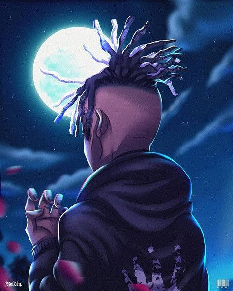 Cool Digital Xxxtentacion With Slicked Back Undercut Wallpaper