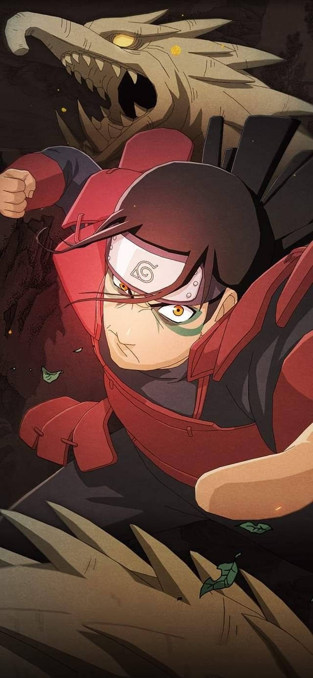 Cool Dragon And Hashirama Phone Wallpaper