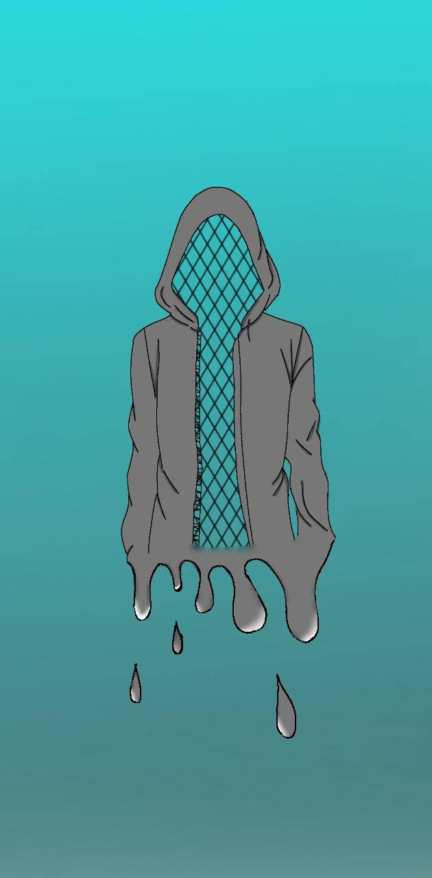 Cool Drip Melting Hoodie Wallpaper