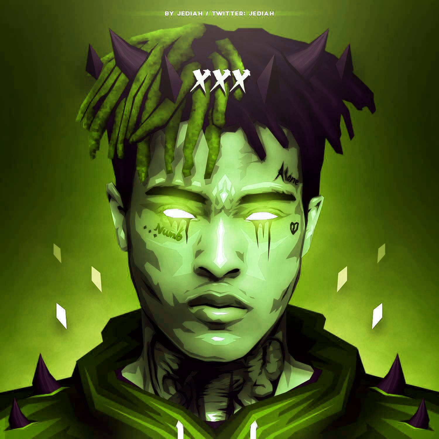 Cool Green Xxxtentacion Wallpaper