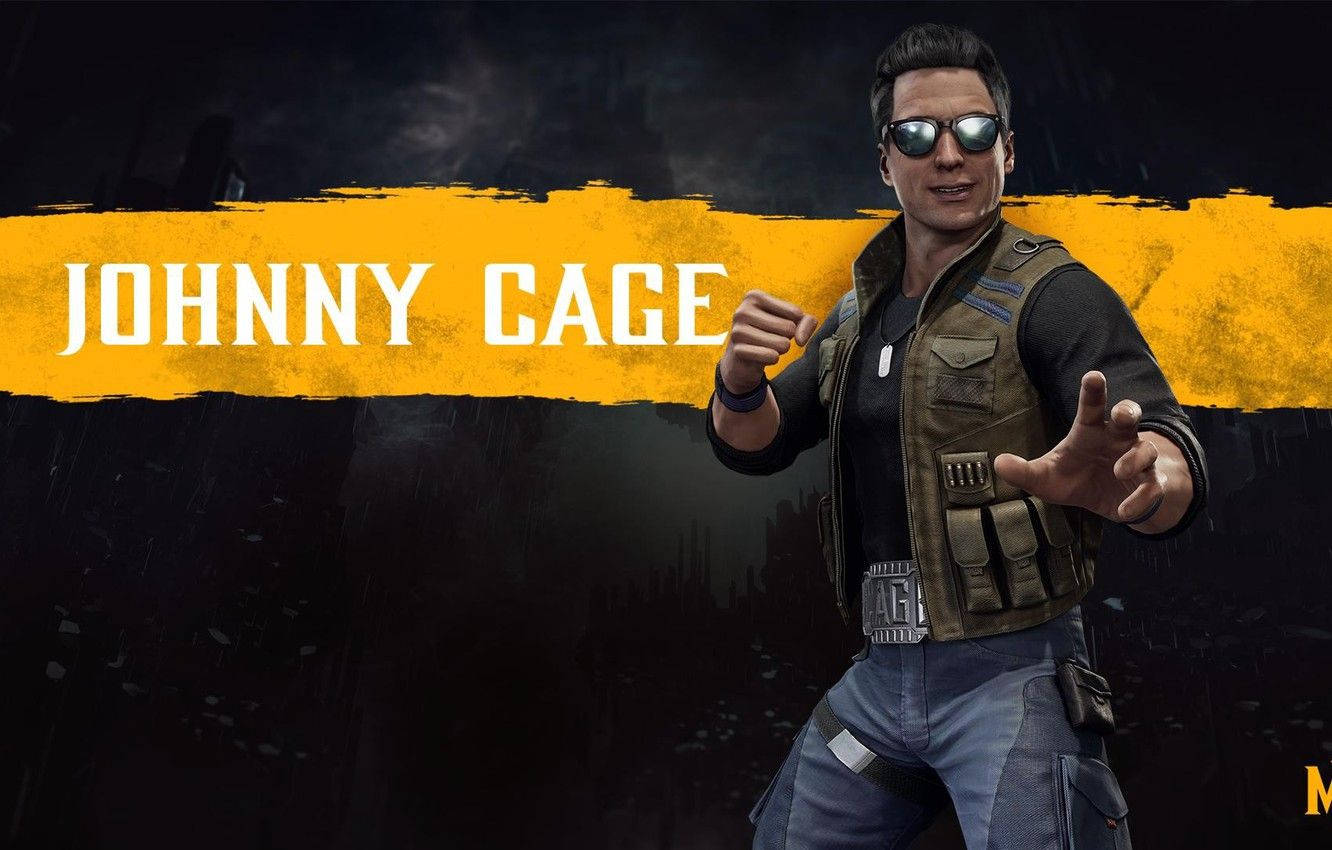 Cool Johnny Cage Mk11 Mortal Kombat Wallpaper