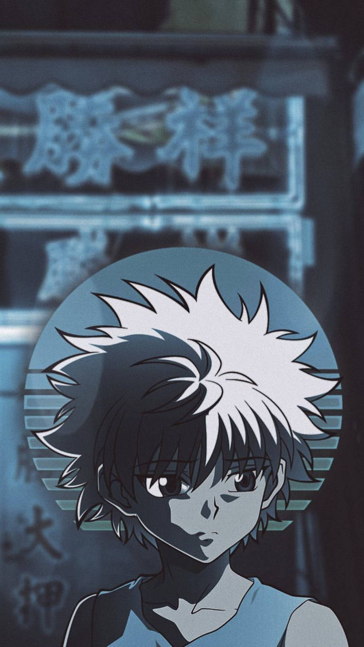 Cool Killua Store Signs Wallpaper