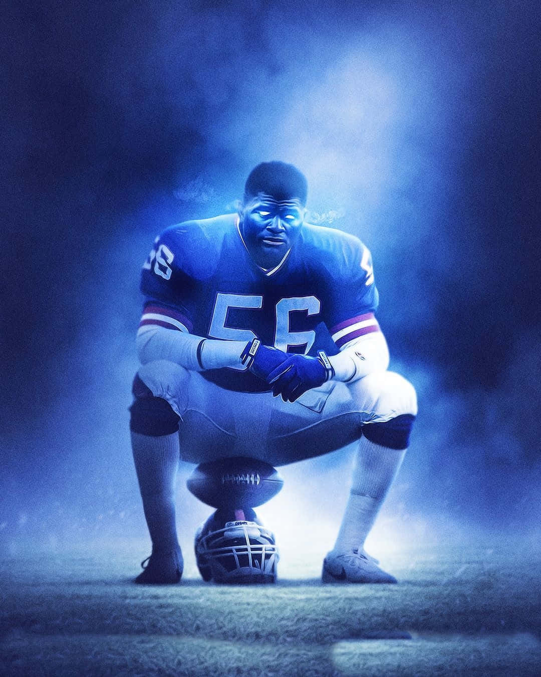 Cool Lawrence Taylor Art New York Giants Wallpaper