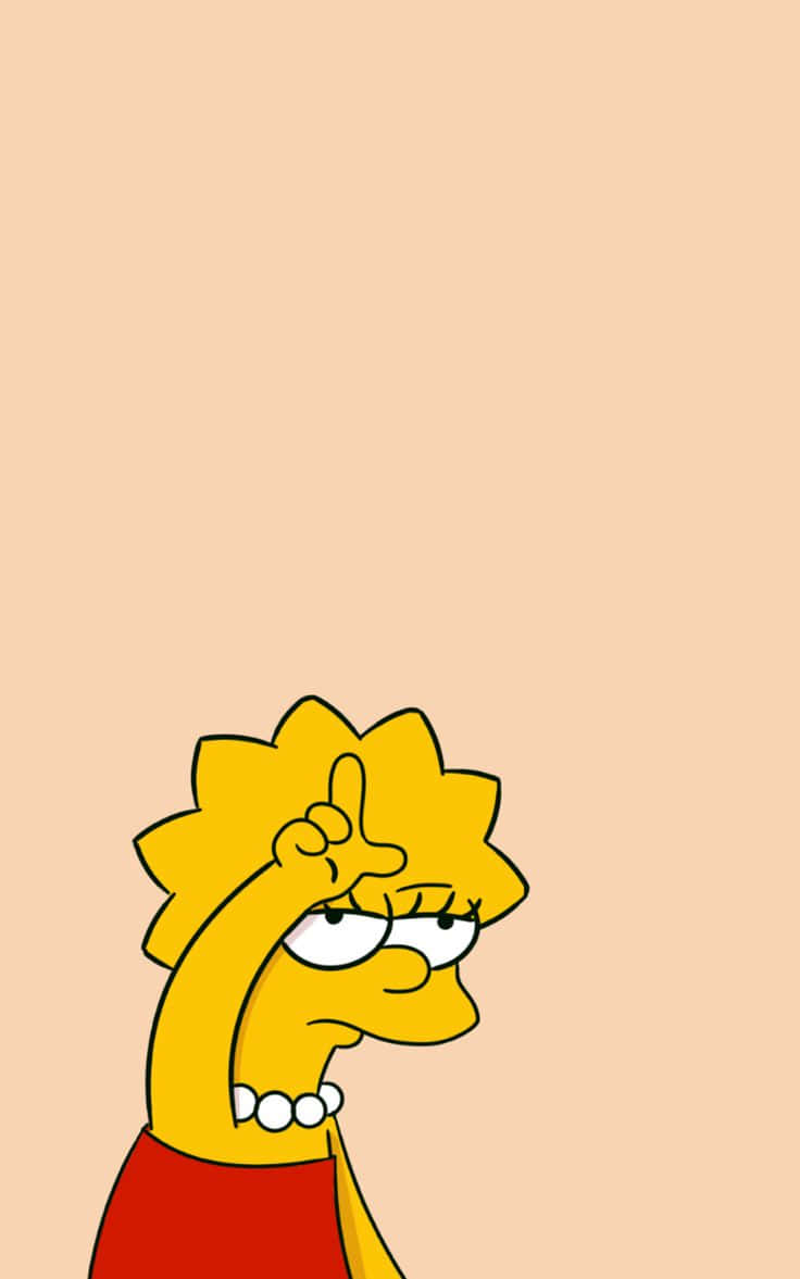 Cool Lisa Simpson Facepalm Wallpaper