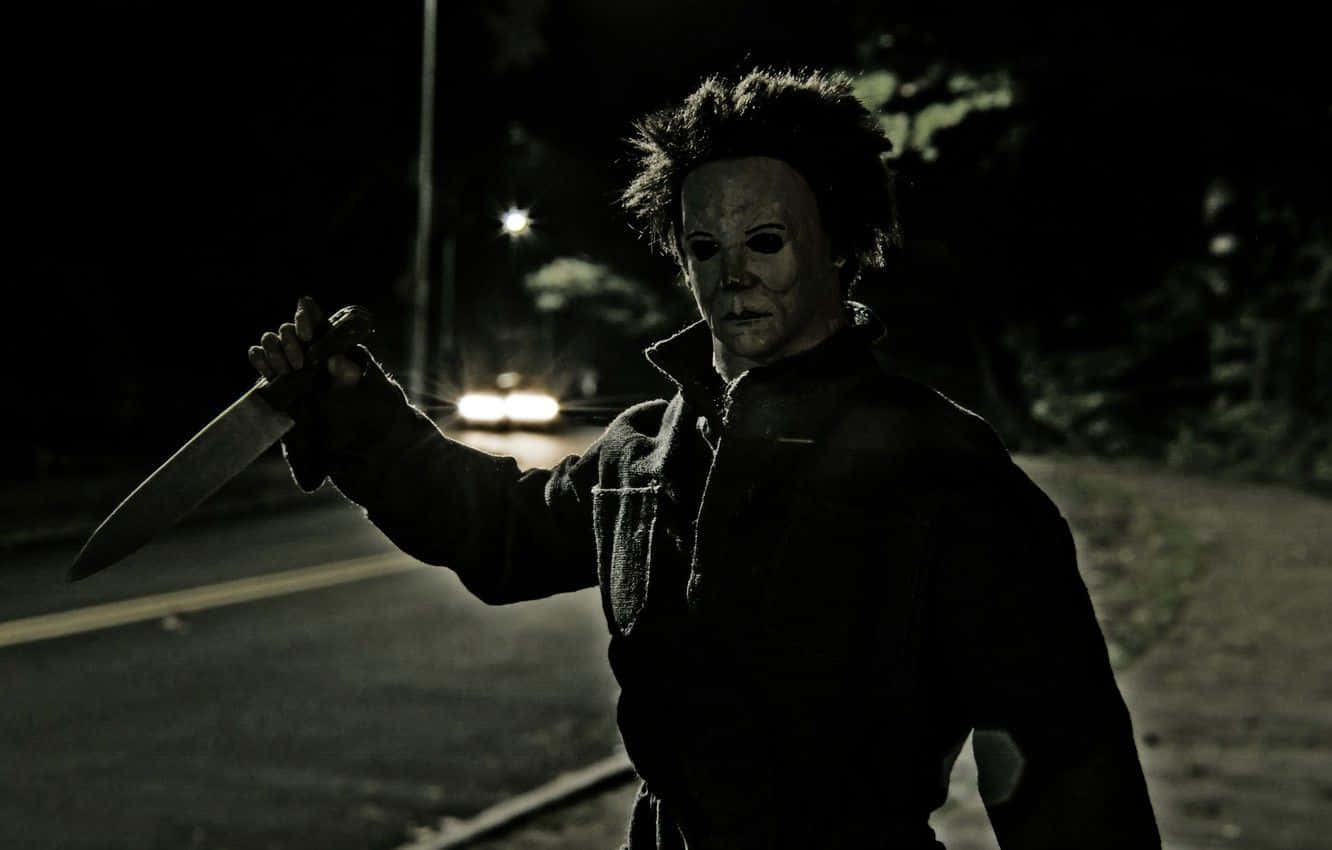 Cool Michael Myers, The Iconic Horror Character Wallpaper