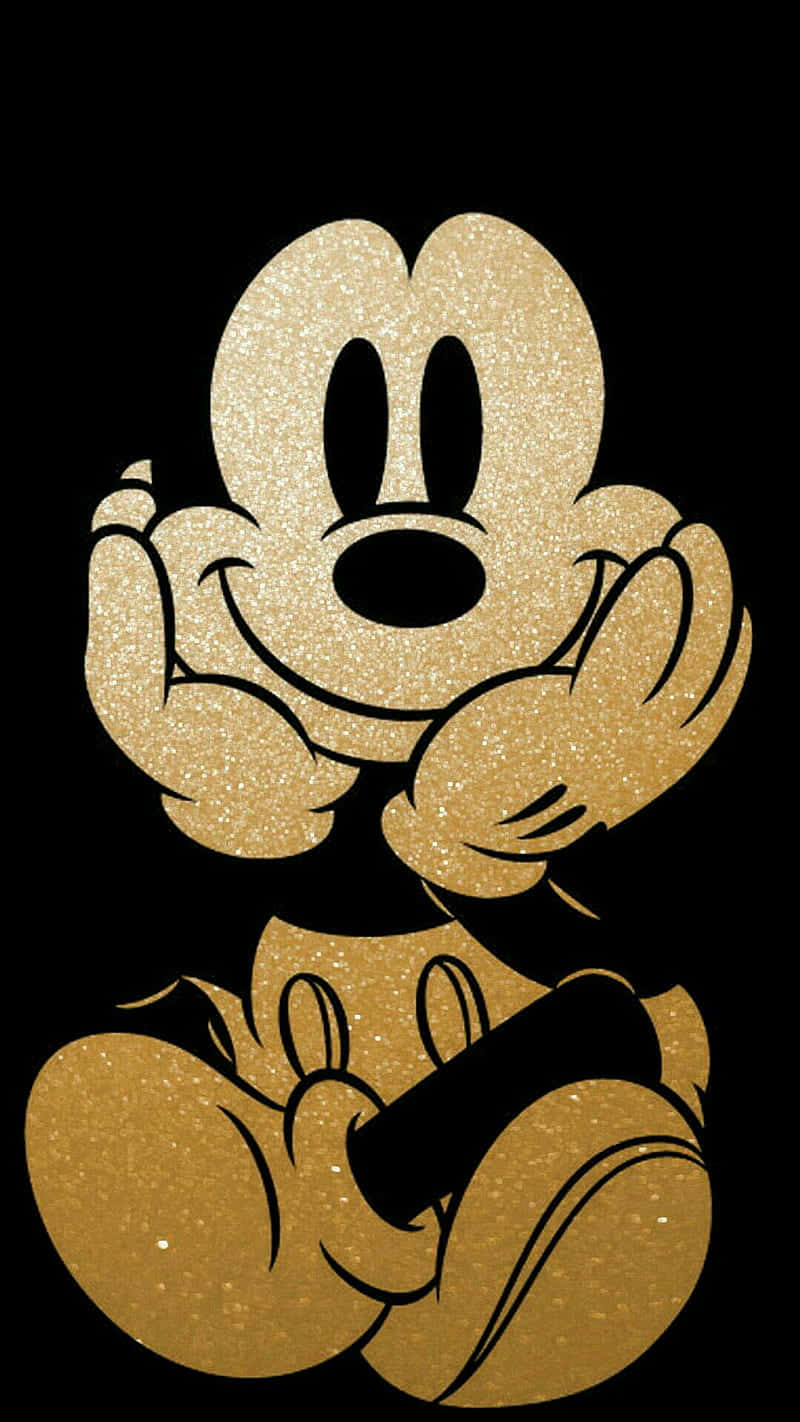 Cool Mickey Mouse Enjoying A Day Outside Wallpaper