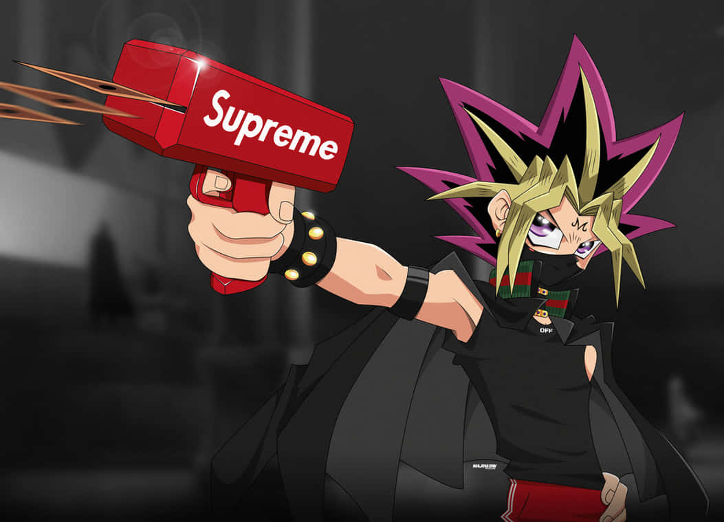 Cool Supreme Anime Yu-gi-oh Gun Wallpaper