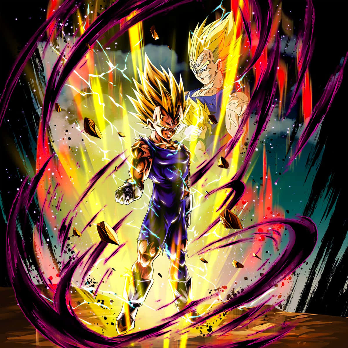 Cool Vegeta 1200 X 1200 Wallpaper