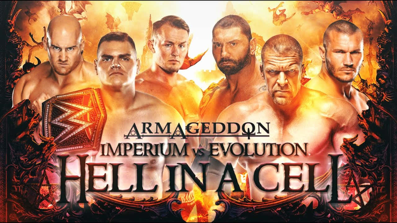 Cool Wwe Armageddon Poster Wallpaper