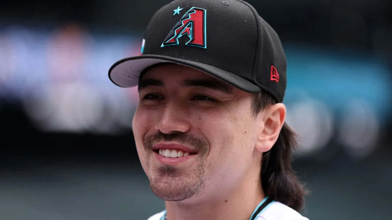 Corbin Carroll Arizona Diamondbacks Smiling Wallpaper