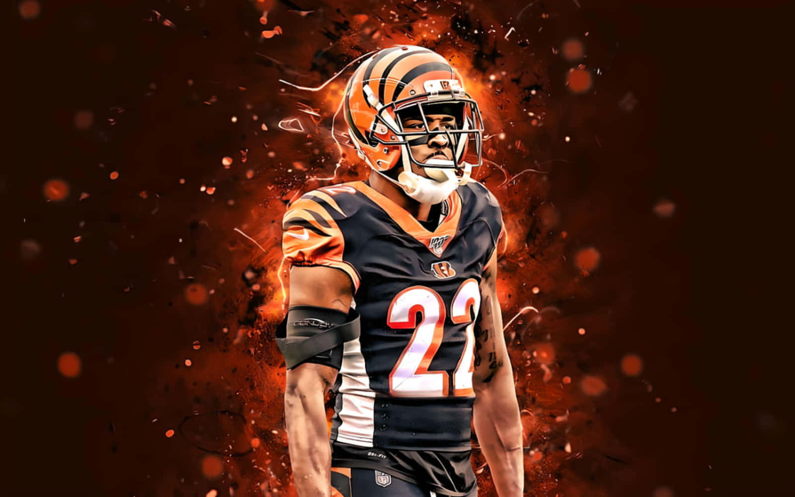 Cornerback In Action Wallpaper