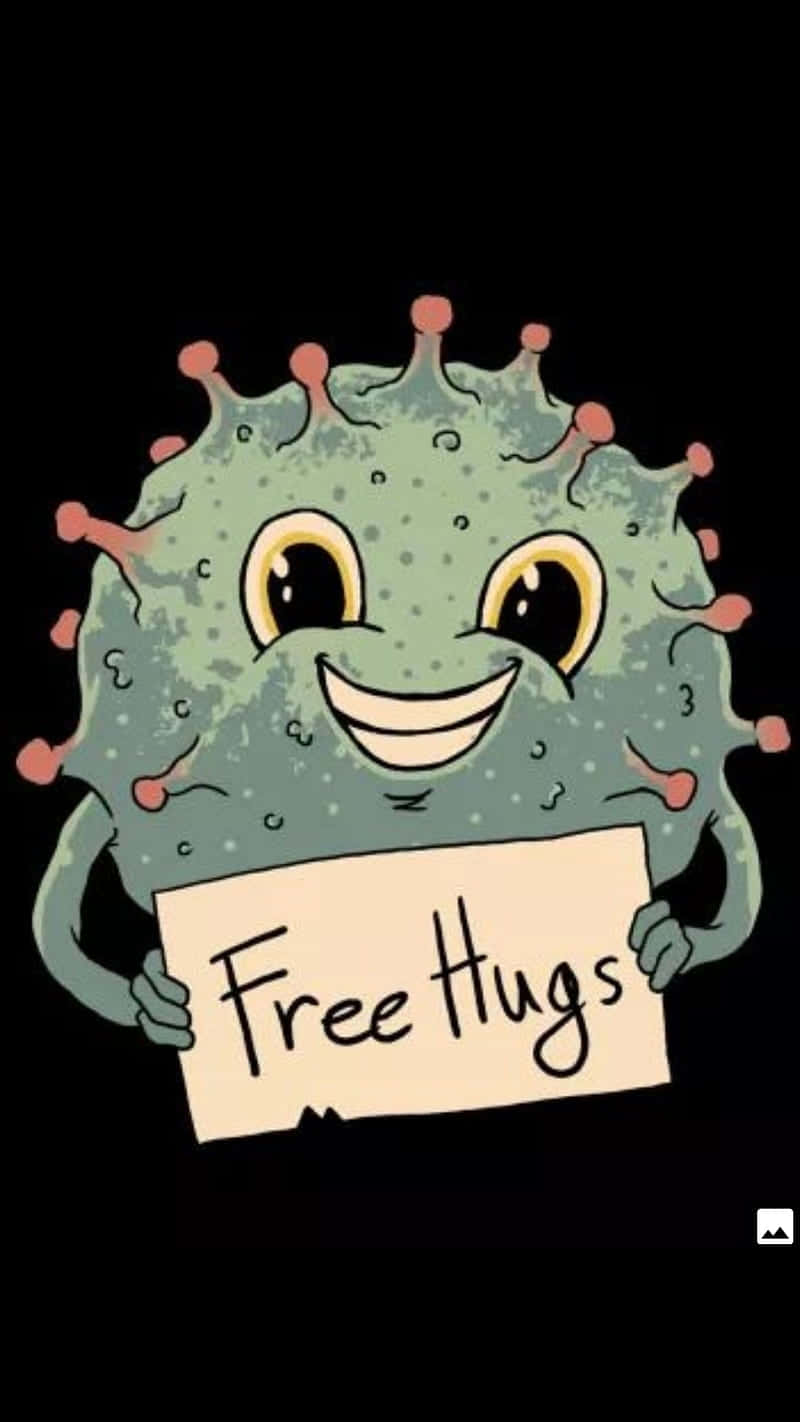 Corny Germs Free Hug [wallpaper] Wallpaper