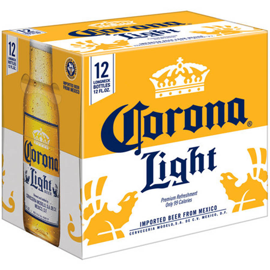 Corona Lights 12 Longneck Bottles Wallpaper