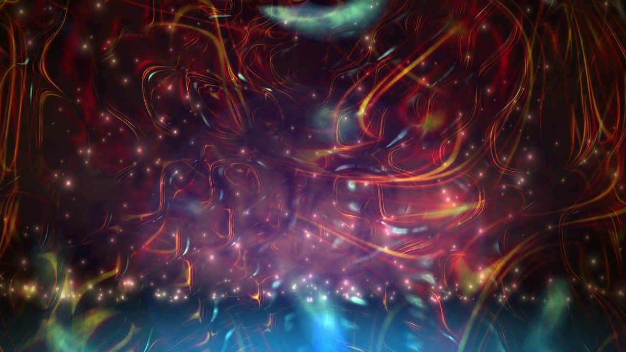 Cosmic_ Dance_ Abstract_ Art Wallpaper