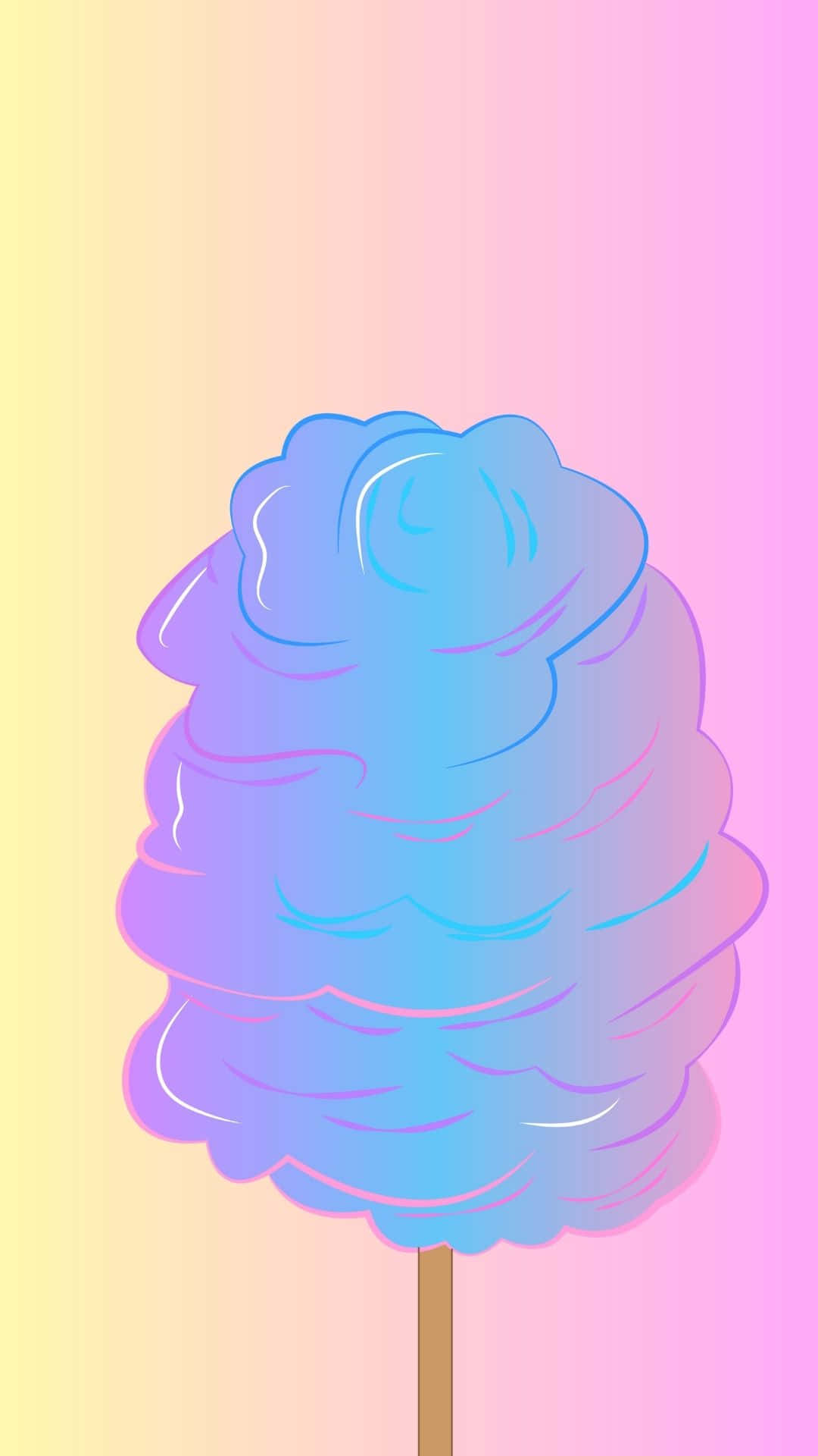 Cotton Candy Bliss Wallpaper