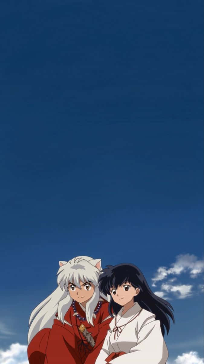 Couple Anime Inuyasha And Kagome Phone Wallpaper