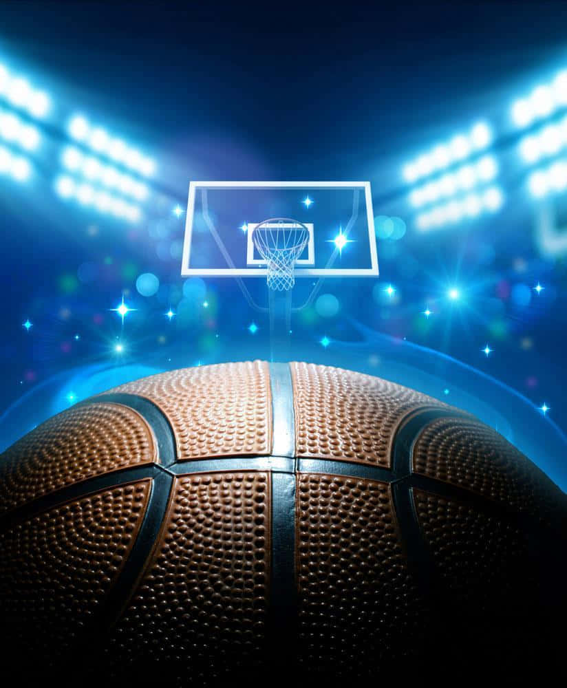 Court In Blue Basketball Wallpaper