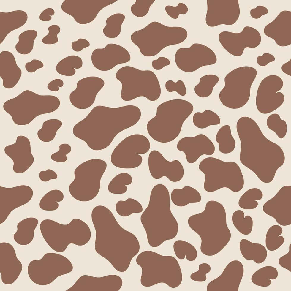 Cow Print Pattern Background Wallpaper