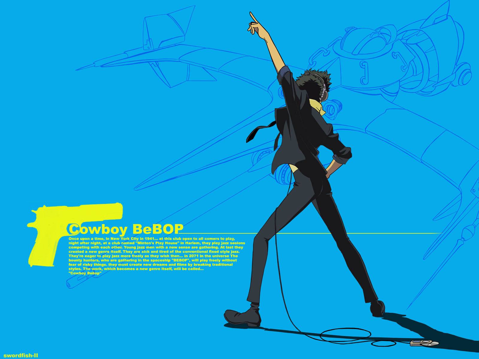 Cowboy Bebop Desktop Fanart Wallpaper