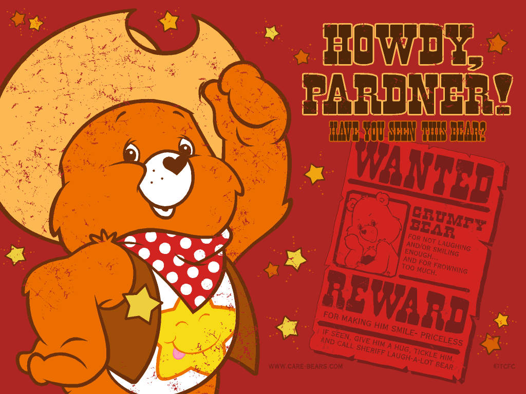 Cowboy Care Bears Wallpaper