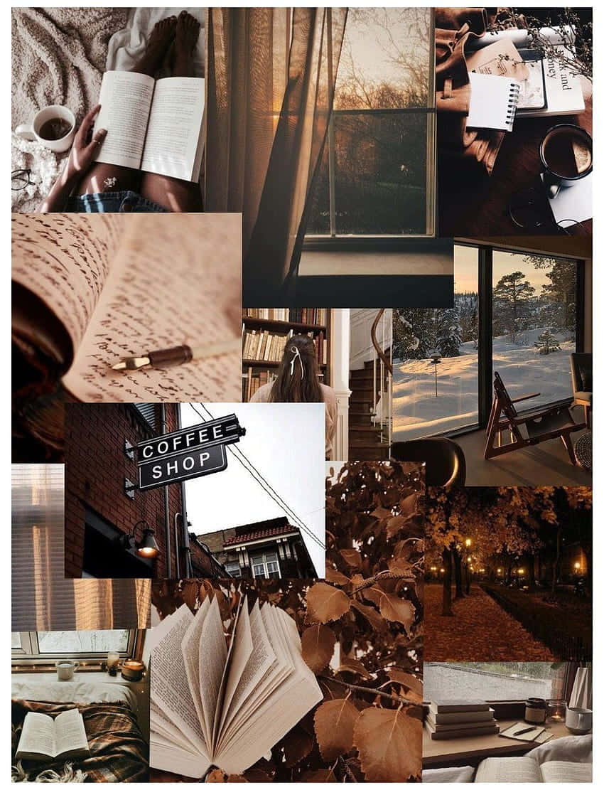 Cozy Aesthetic Collage Wallpaper