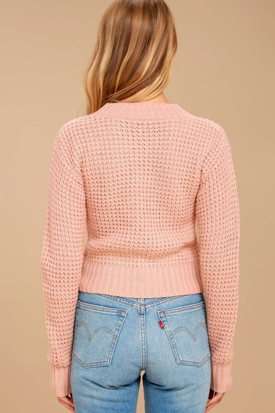 Cozy Pink Sweater On Hanger Wallpaper