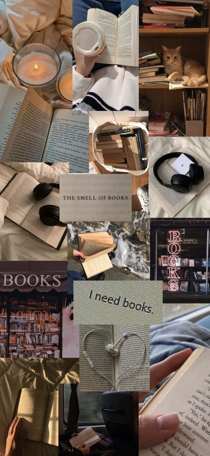 Cozy_ Reading_ Montage Wallpaper