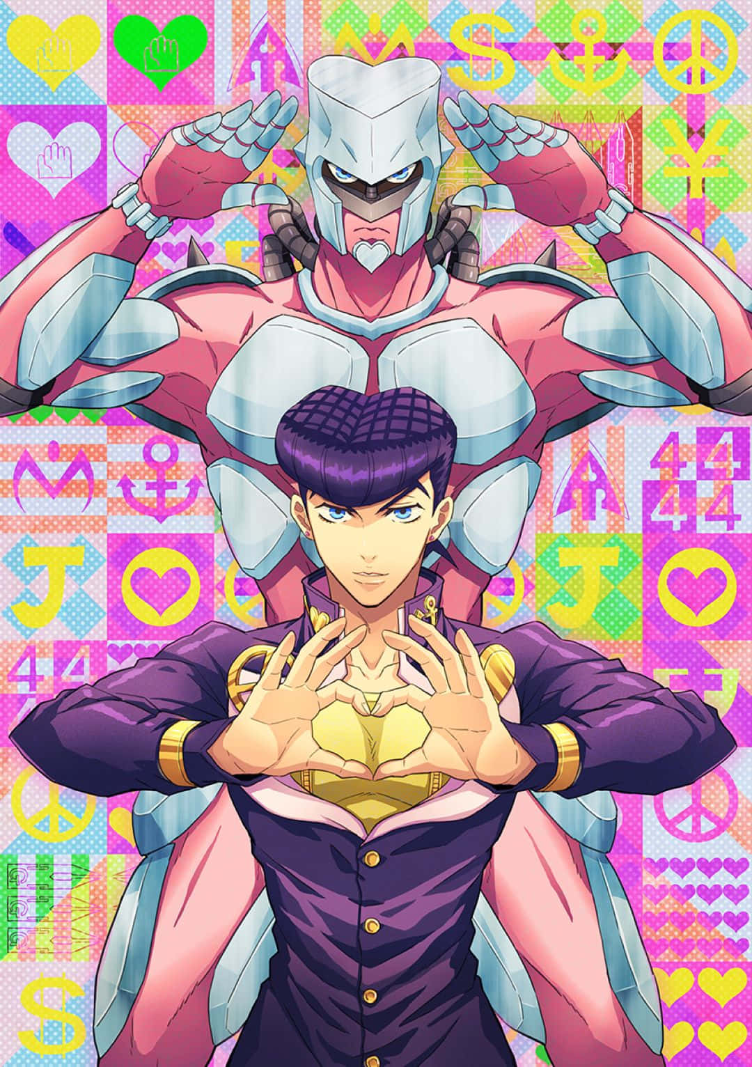 Crazy Diamondand Josuke Higashikata Wallpaper