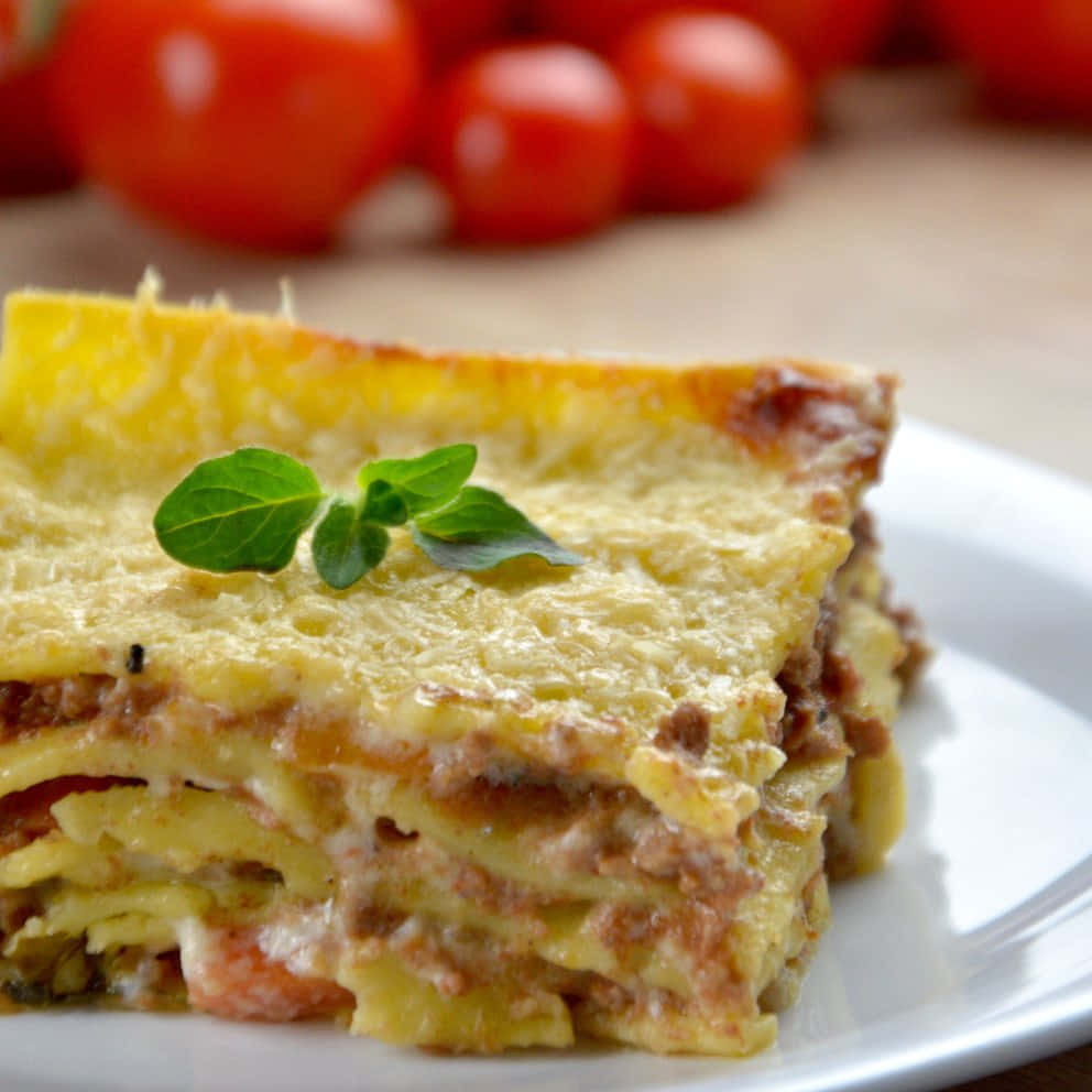 Creamy Lasagna Alla Bolognese Wallpaper