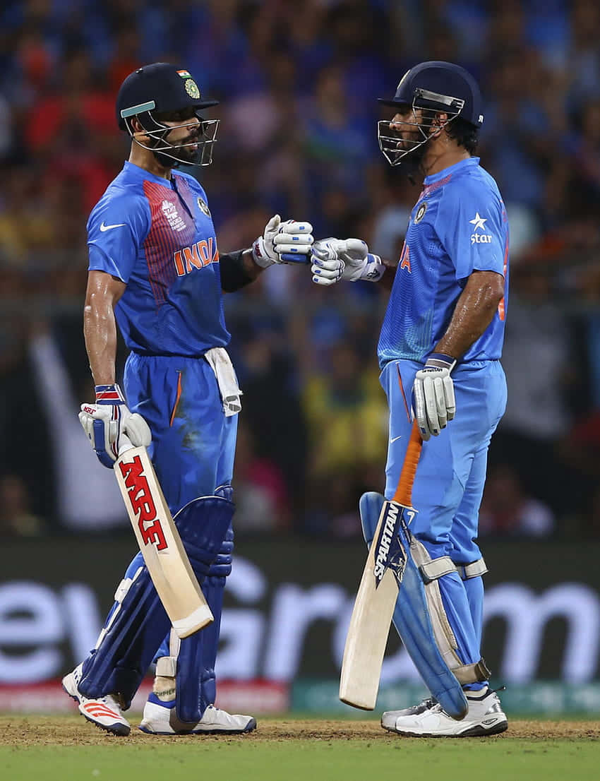 Cricket_ Partnership_ Moment_ Virat_ Kohli_ And_ M S_ Dhoni.jpg Wallpaper