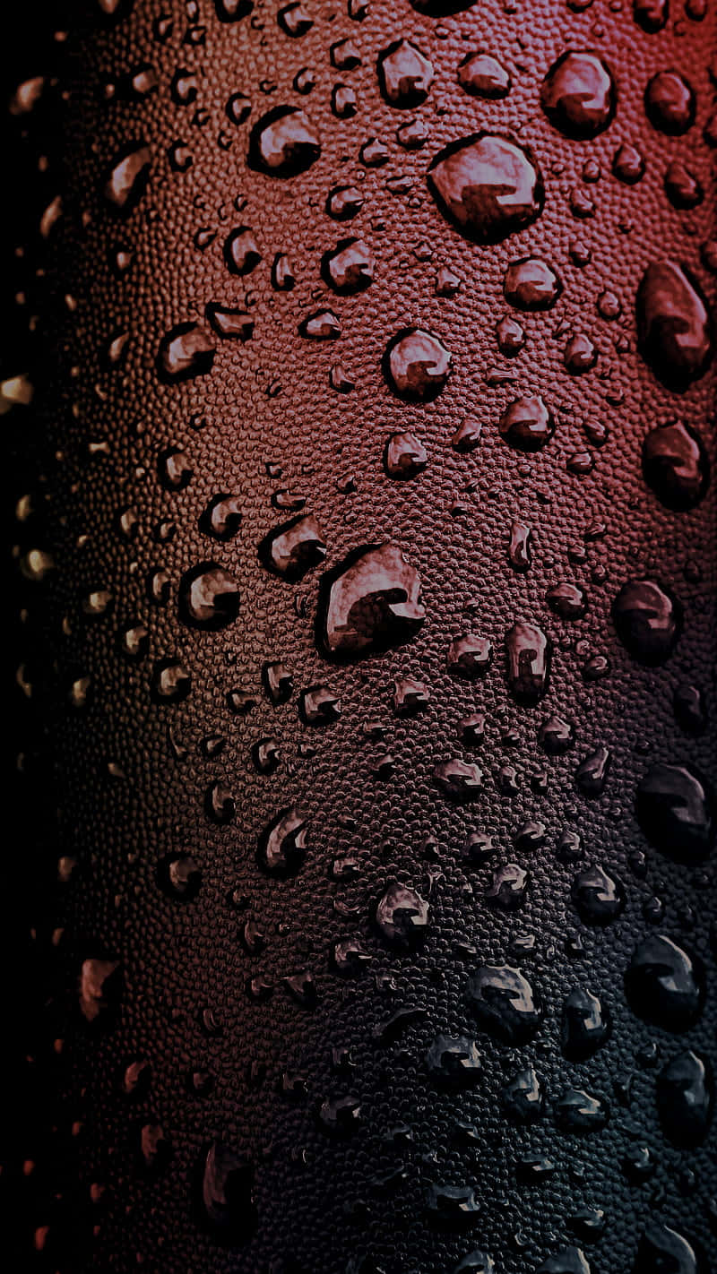 Crisp Brown Droplets [wallpaper] Wallpaper