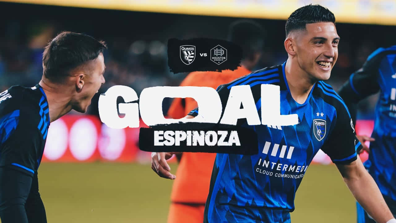 Cristian Espinoza Celebrating Goal Wallpaper