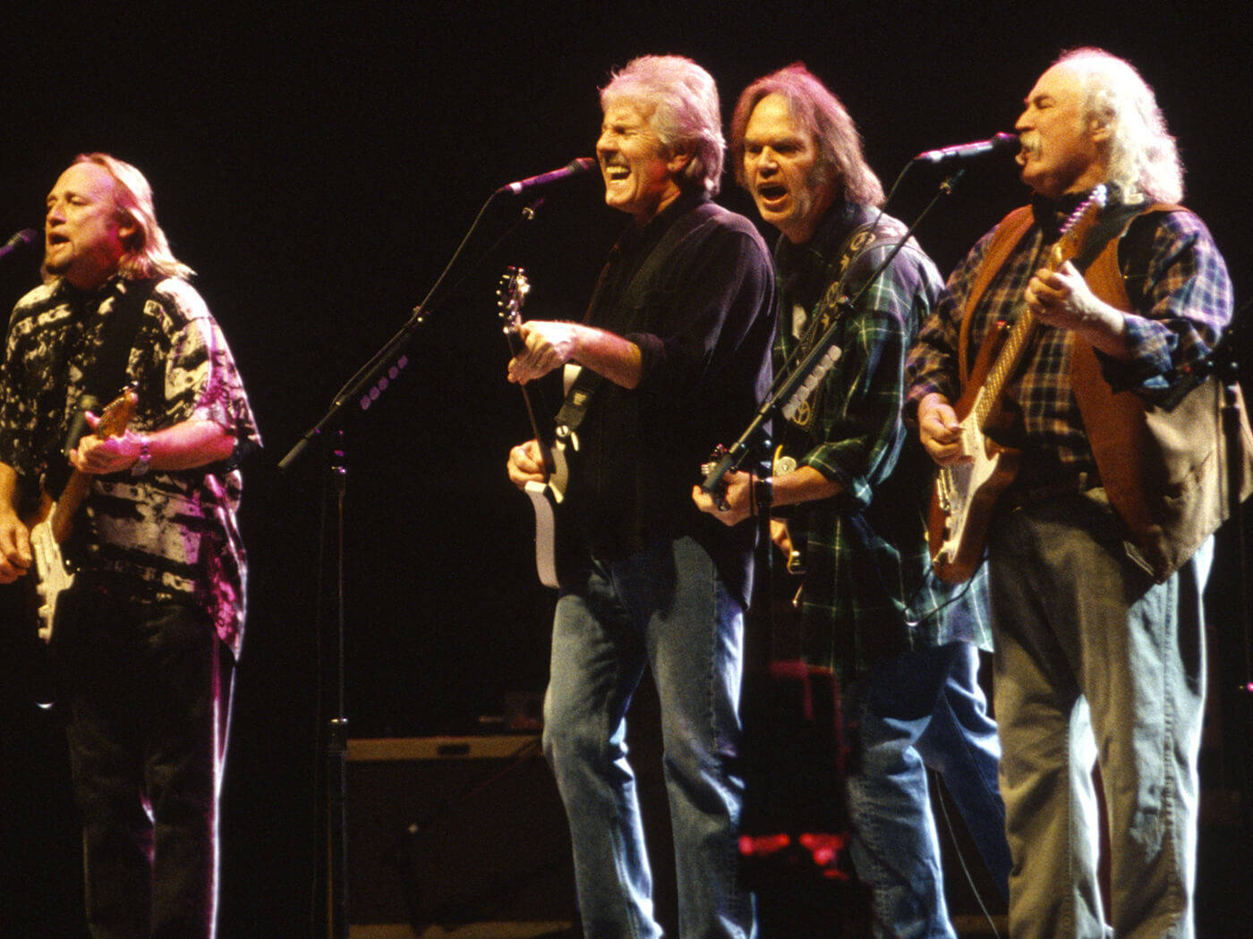 Crosby, Stills, Nash & Young Artists Wallpaper