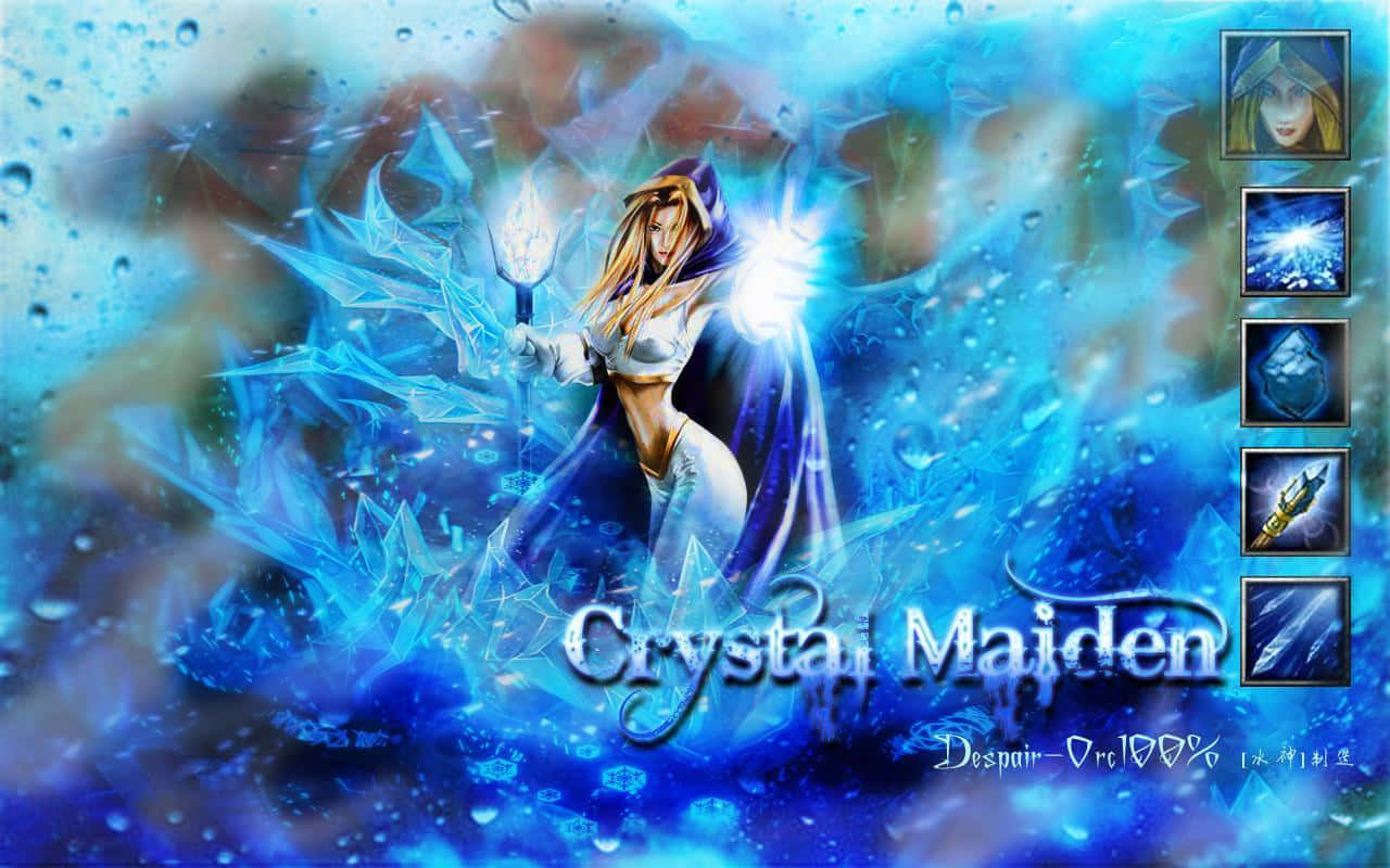 Crystal Maiden - The Frost Mage Of Dota 2 Wallpaper