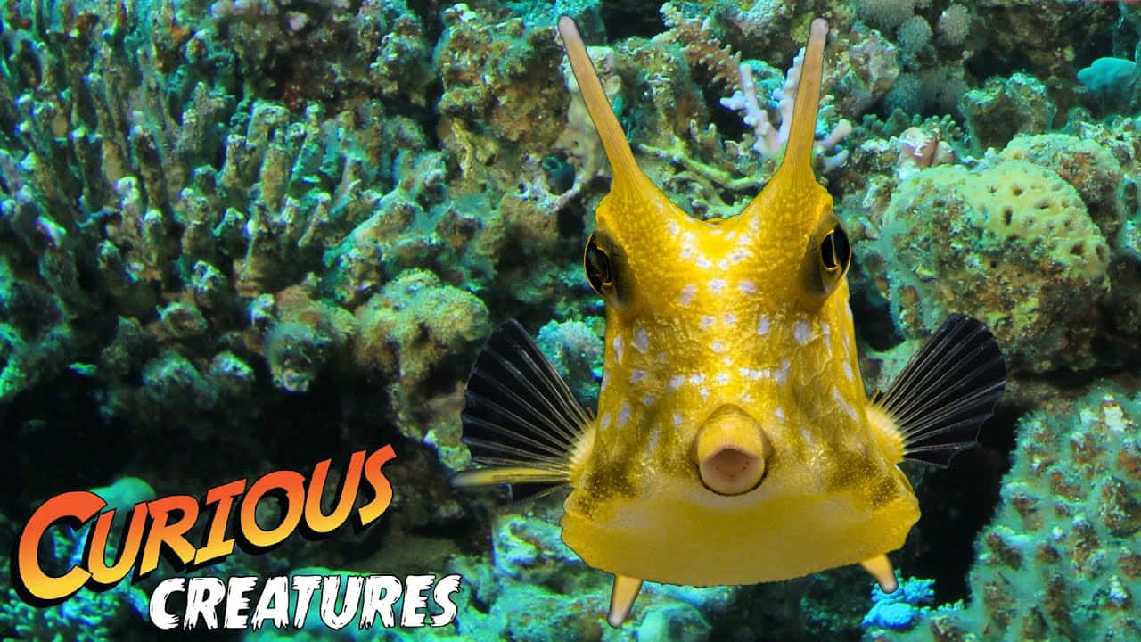 Curious Cowfish Underwater World.jpg Wallpaper