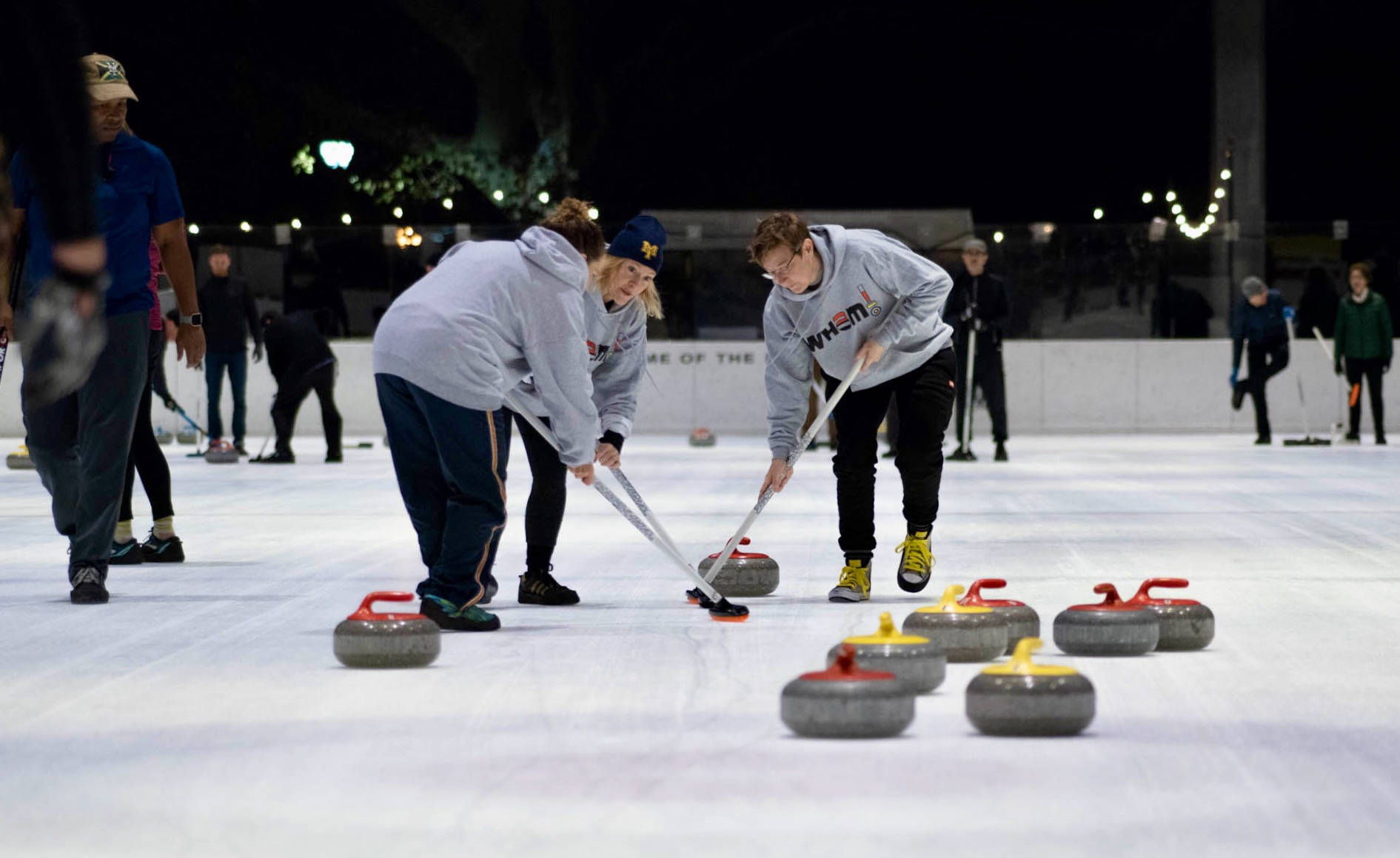 Curling Team Practice Wallpaper