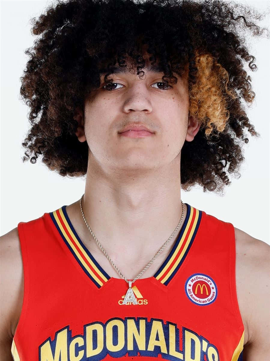 Curly Haired Athletein Mc Donalds Jersey Wallpaper