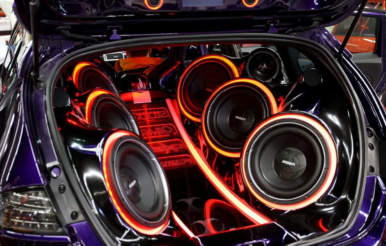 Custom Car Audio System Installation Wallpaper