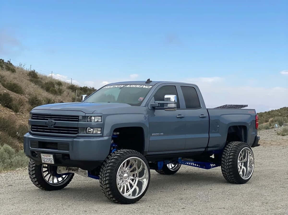 Customized Chevrolet Silverado Trokiando Style Wallpaper