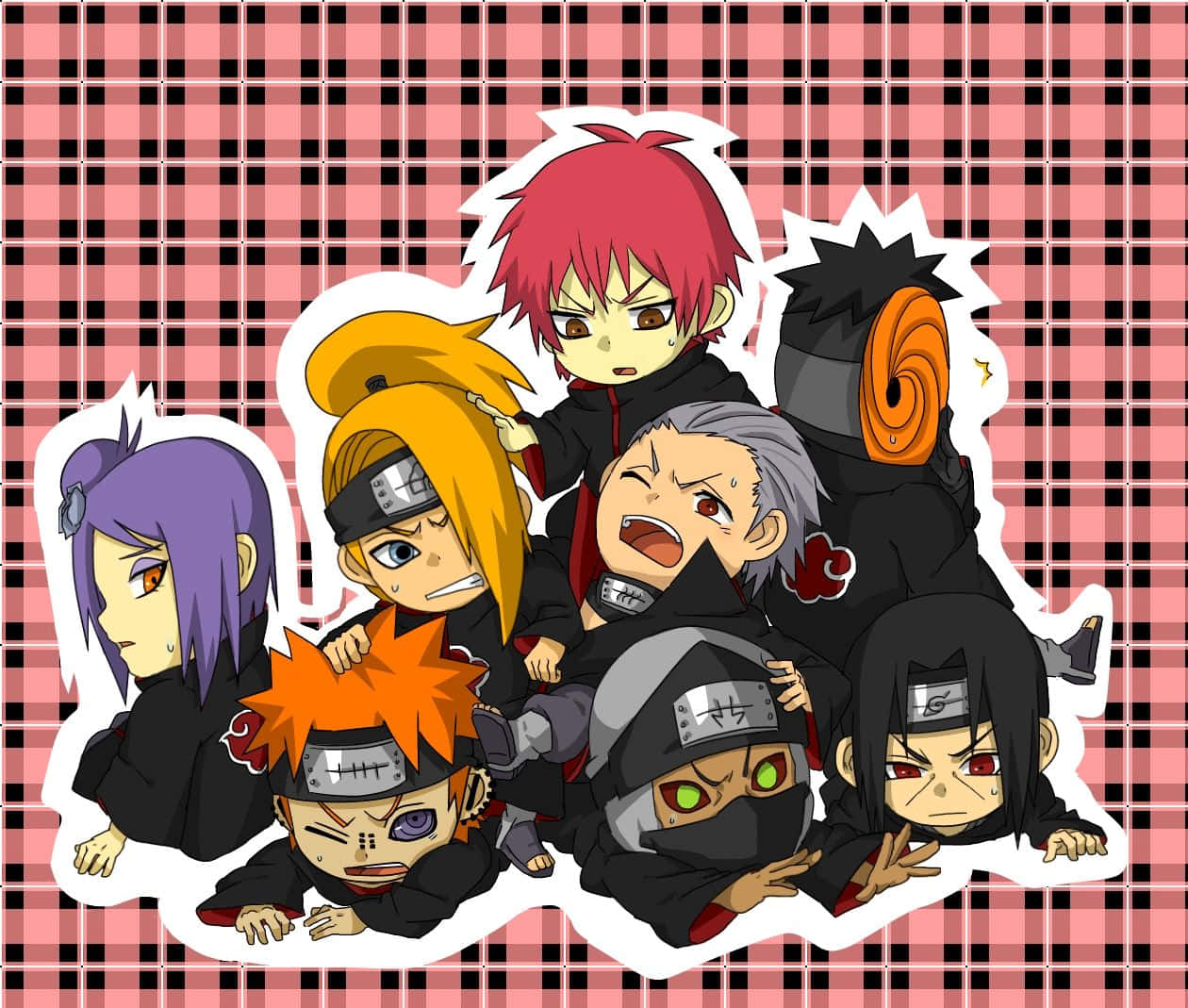 Cute Akatsuki Chibi Fun Wallpaper