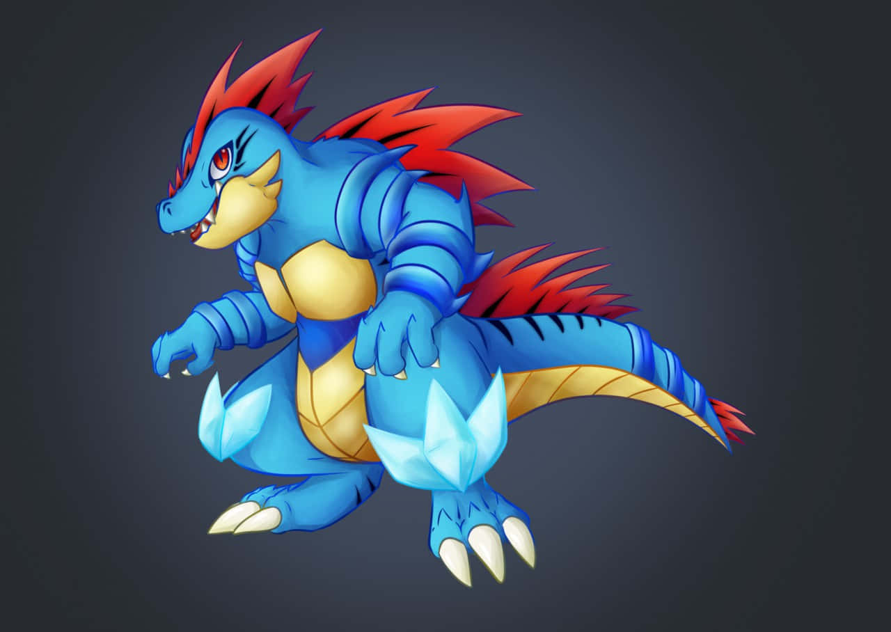 Cute And Hunky Feraligatr Wallpaper