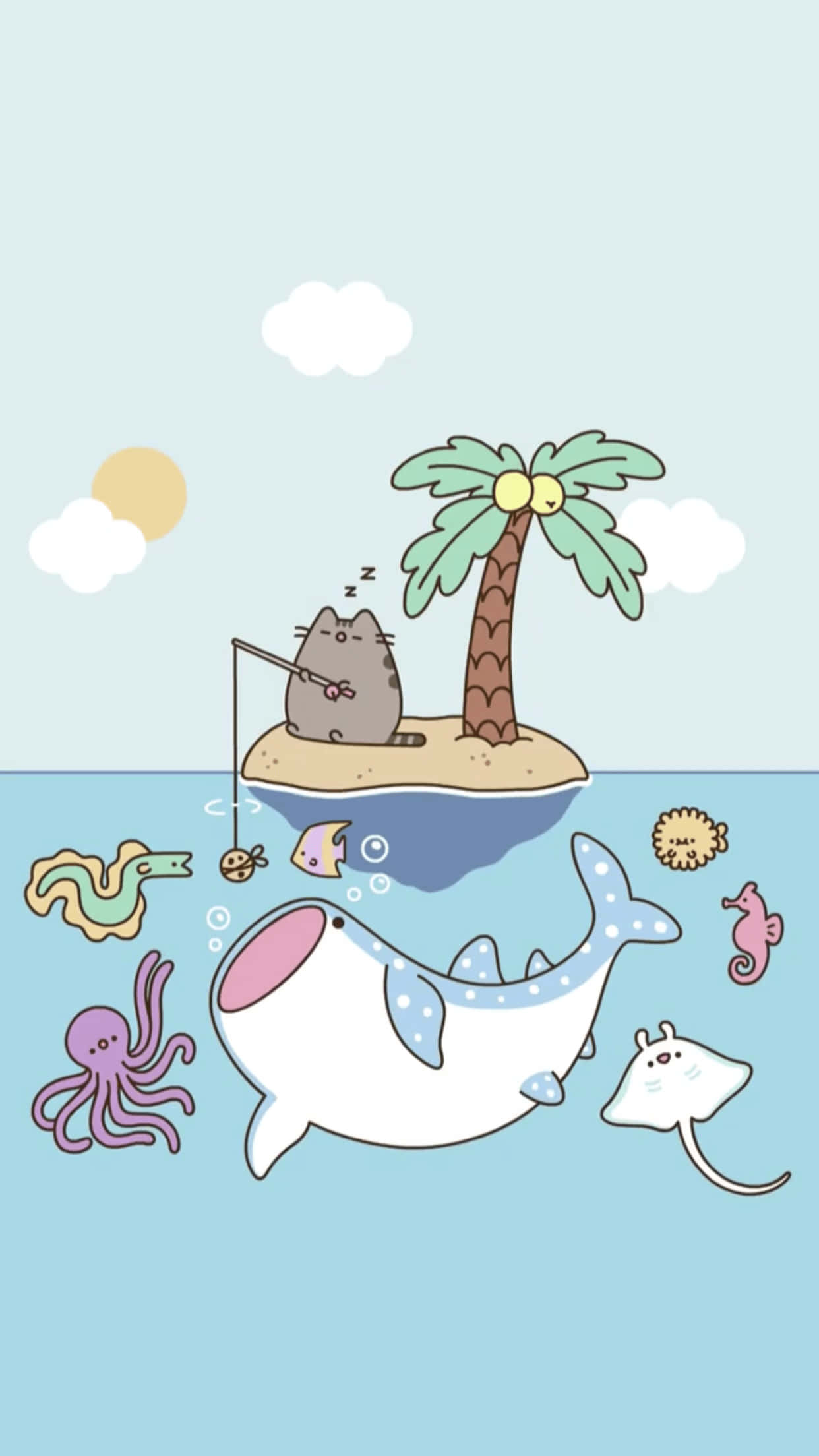 Cute And Kawaii Pusheen Wallpaper