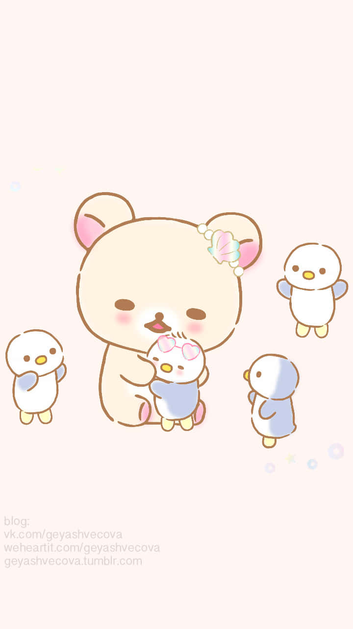 Cute And Lovable, Kawaii Rilakkuma! Wallpaper