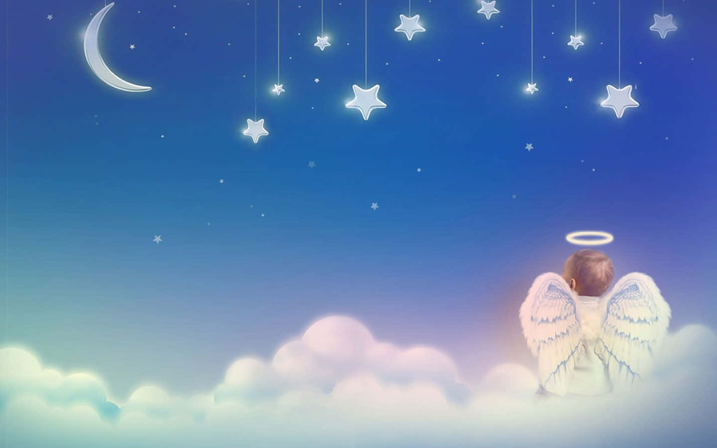 Cute Angels 1440 X 900 Wallpaper