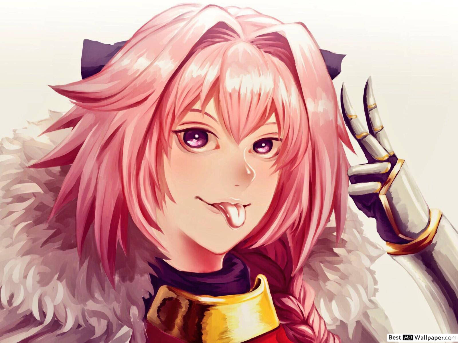 Cute Astolfo Poster Wallpaper