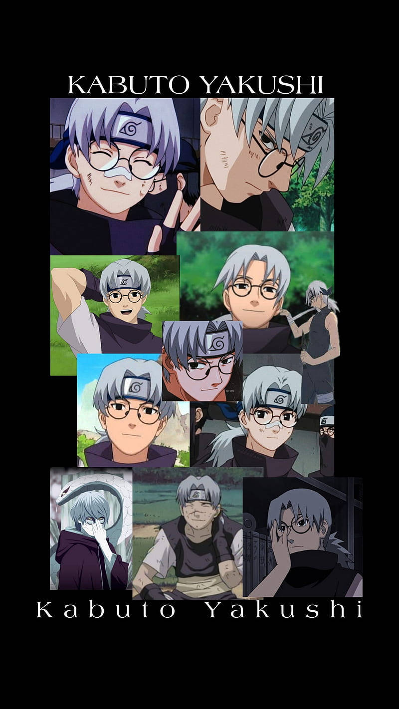 Cute Baddie Kabuto Collage Wallpaper