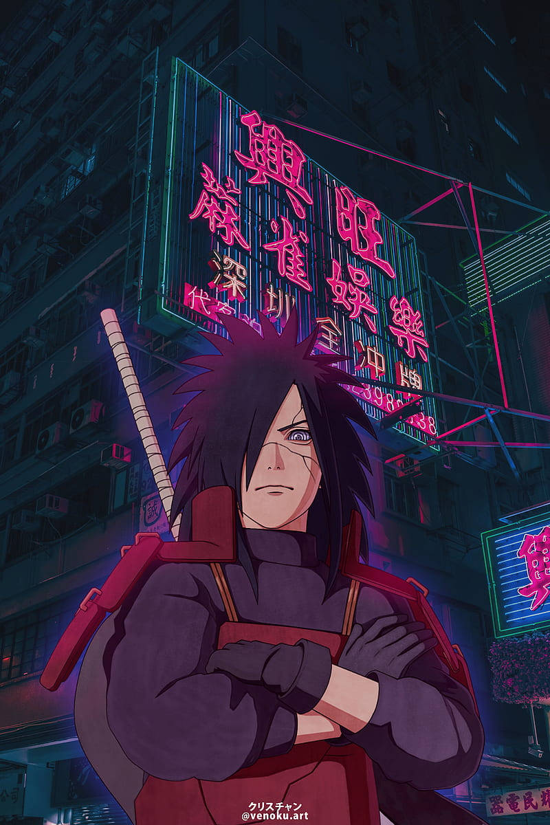 Cute Baddie Madara In Street Wallpaper